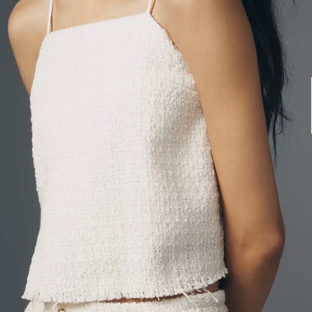 Anthropologie - Tweed Cami Top